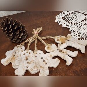 Rustic Gingerbread Man Ornaments